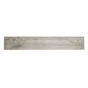 Cotage wood Grey Matt Wood effect Porcelain Wall & floor Tile, Pack of 4, (L)1200mm (W)200mm