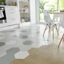 Arrezo Beige Matt Wood effect Porcelain Wall & floor Tile, Pack of 14, (L)600mm (W)150mm