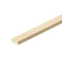 Cheshire Mouldings Smooth Square edge Pine Stripwood (L)2.4m (W)21mm (T)6mm