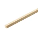 Smooth Square edge Pine Stripwood (L)2.4m (W)15mm (T)15mm