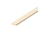 Cheshire Mouldings Smooth Square edge Pine Stripwood (L)0.9m (W)36mm (T)6mm