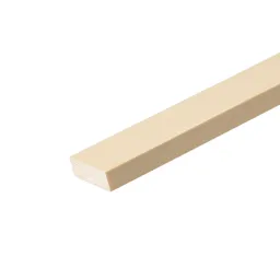 Cheshire Mouldings Smooth Square edge Pine Stripwood (L)0.9m (W)68mm (T)15mm