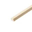 Smooth Square edge Pine Stripwood (L)0.9m (W)25mm (T)21mm