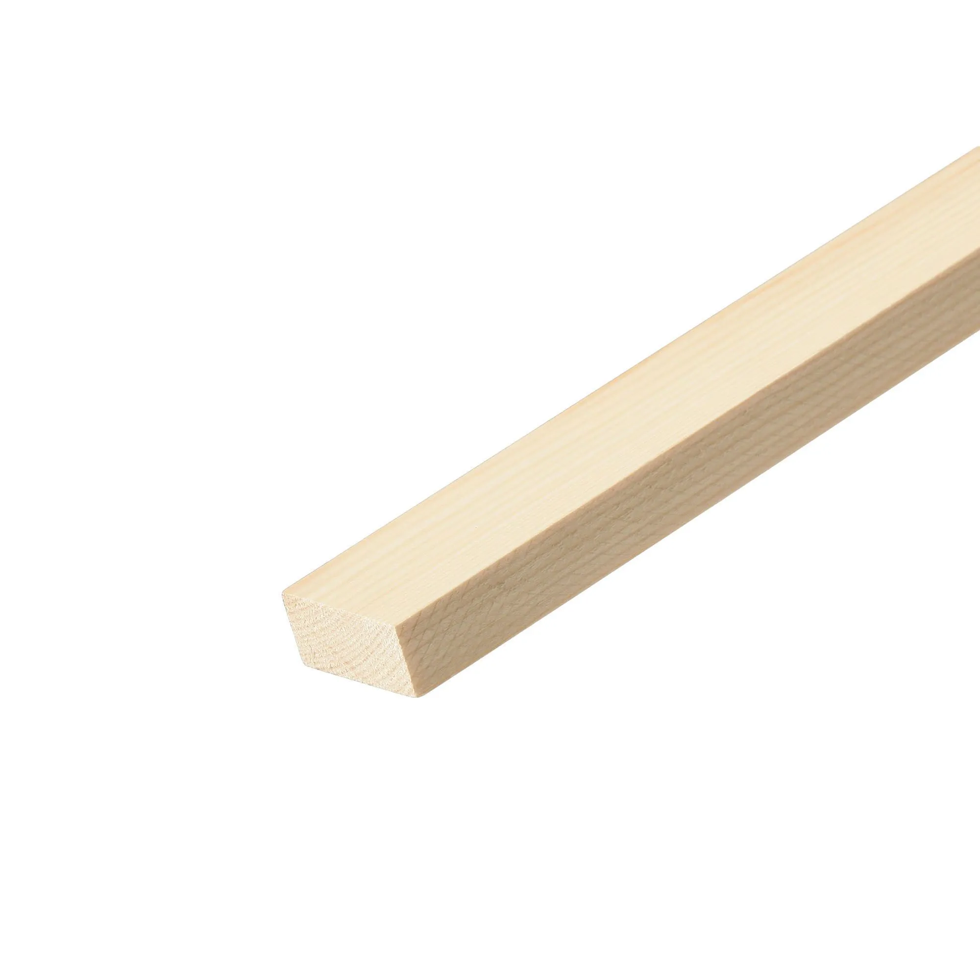 Cheshire Mouldings Smooth Square edge Pine Stripwood (L)0.9m (W)36mm (T)25mm