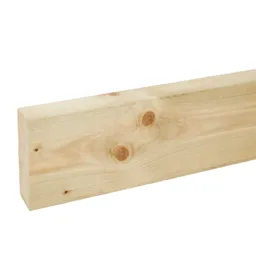 Round edge Whitewood spruce C16 Stick timber (L)4.8m (W)120mm (T)45mm