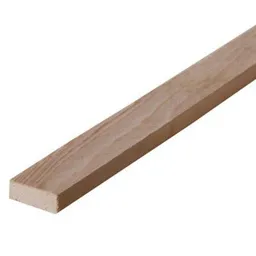 Rough sawn Whitewood Stick timber (L)2.4m (W)38mm (T)15mm, Pack of 8