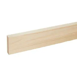 Rough sawn Whitewood Stick timber (L)2.4m (W)75mm (T)25mm, Pack of 4
