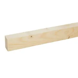 Rough sawn Whitewood Stick timber (L)2.4m (W)50mm (T)32mm, Pack of 4