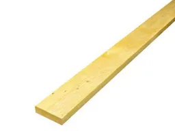 Rough sawn Whitewood Stick timber (L)2.4m (W)100mm (T)22mm, Pack of 4