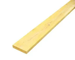 Rough sawn Whitewood Stick timber (L)2.4m (W)125mm (T)22mm, Pack of 4