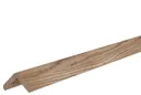 Natural Oak Angled edge Hardwood Moulding (L)2.4m (W)23mm (T)23mm 0.95kg