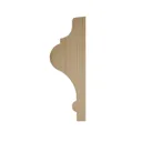 Decorative Smooth Natural Pine Softwood Moulding (L)2.4m (W)45mm (T)15mm 0.68kg