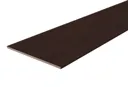 Wenge effect Square edge Chipboard Furniture board, (L)2.5m (W)300mm (T)18mm