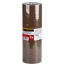 Diall Brown Packing Tape (L)66m (W)50mm, Pack of 6