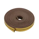 Diall Brown Self-adhesive Draught seal (L)6m (W)9mm (T)4mm