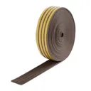 Diall Brown Self-adhesive Draught seal (L)24m (W)9mm (T)4mm