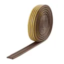 Diall Brown Self-adhesive Draught seal (L)24m (W)9mm (T)5mm