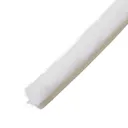 Diall White Self-adhesive Draught seal (L)20m
