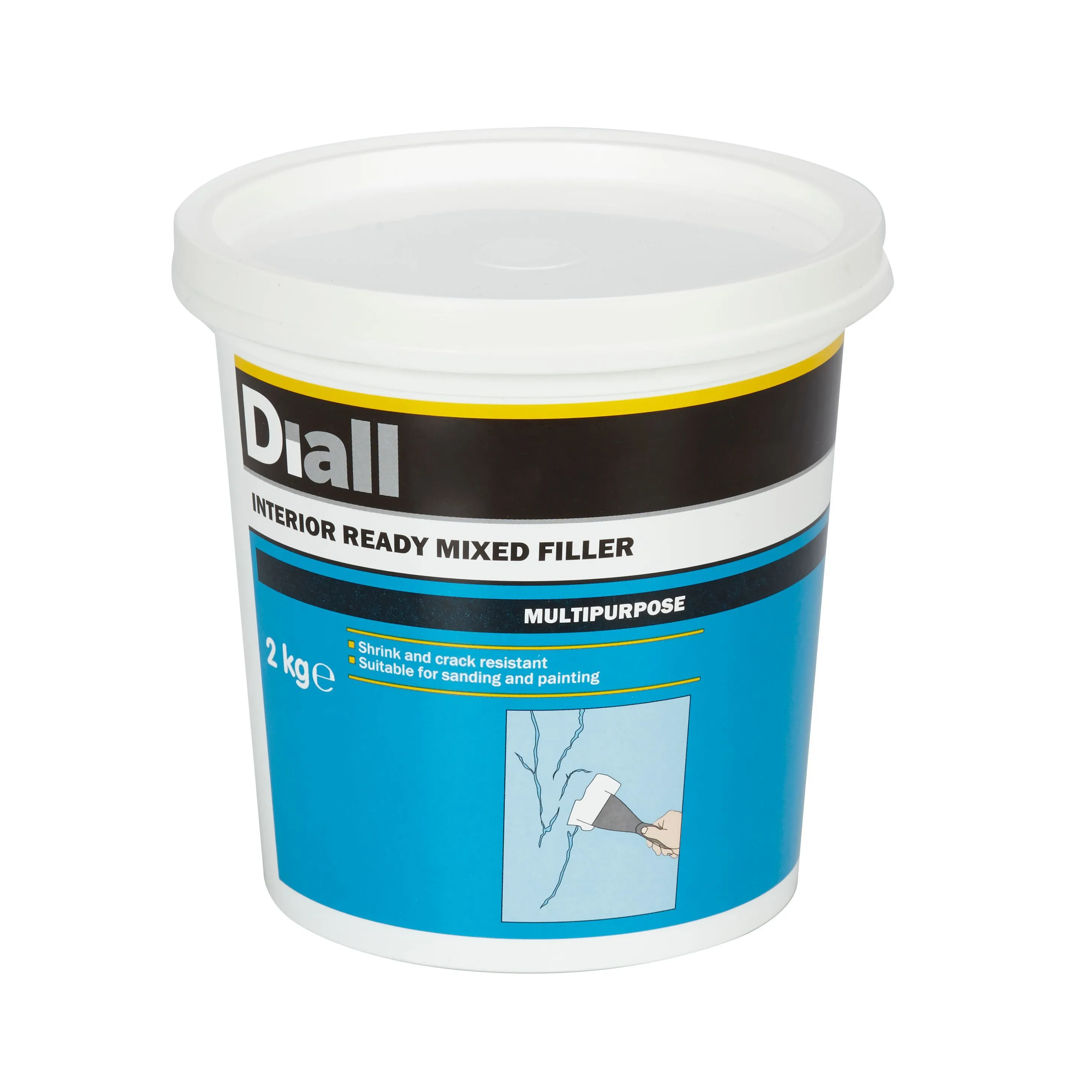 Diall White Ready mixed Filler 2kg