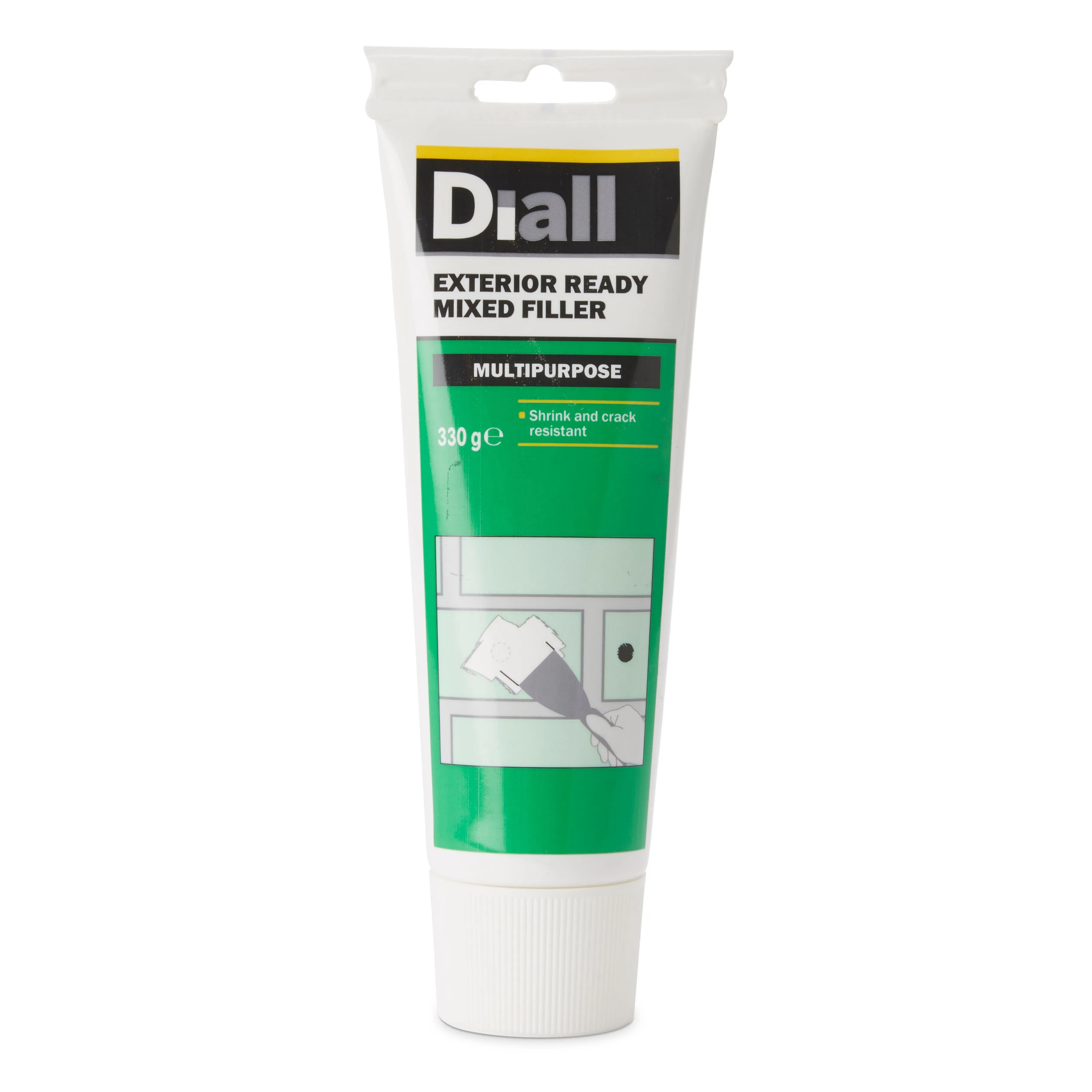 Diall White Ready mixed Filler 330g