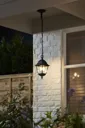 Blooma Varennes Matt Black Mains-powered Halogen Outdoor Lantern Wall light
