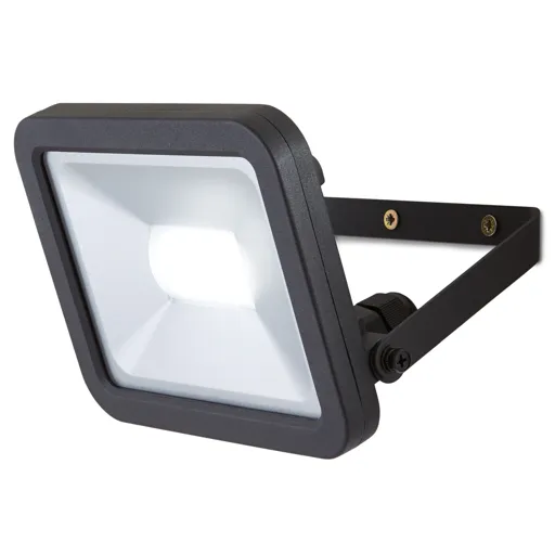 Blooma Weyburn Black Mains-powered Cool white Floodlight 1600lm