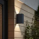 Blooma Edna Matt Charcoal grey Mains-powered LED Outdoor Wall light 712lm