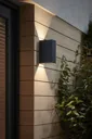 Blooma Edna Matt Charcoal grey Mains-powered LED Outdoor Wall light 712lm
