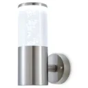 Blooma Hoona Silver effect Mains-powered LED Outdoor Wall light 277lm (Dia)8cm