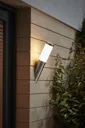 Blooma Hollis Brushed Silver effect Mains-powered Halogen Outdoor Tube Wall light