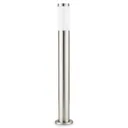 Blooma Hollis Brushed Silver effect Mains-powered Halogen Post light (H)800mm