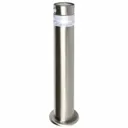 Blooma Kiana Brushed Silver effect Solar-powered LED Outdoor Post light