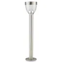Blooma Penticton Silver effect Solar-powered LED Outdoor Post light