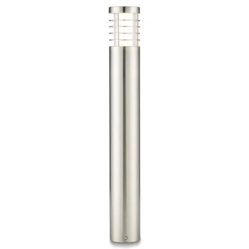 Blooma Hampstead Brushed Silver effect Mains-powered LED Post light (H)760mm