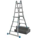 Mac Allister 3-way 16 tread Folding Combination Ladder