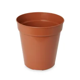 Lei Terracotta Plastic Round Grow pot (Dia)25.4cm