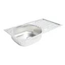 Turing Stainless steel 1 Bowl Sink & drainer