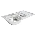 Turing Stainless steel 1.5 Bowl Sink & drainer