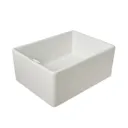 Cooke & Lewis Chadwick White Ceramic 1 Bowl Sink