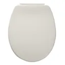 Dubourgel Himara White Bottom fix Standard close Toilet seat
