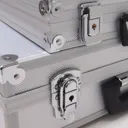17" Aluminium 1 compartment Tool case set
