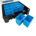 Mac Allister HD 400 Black & blue 12 compartment Tool organiser