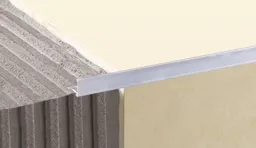 Diall Matt 8mm Straight Aluminium External edge tile trim