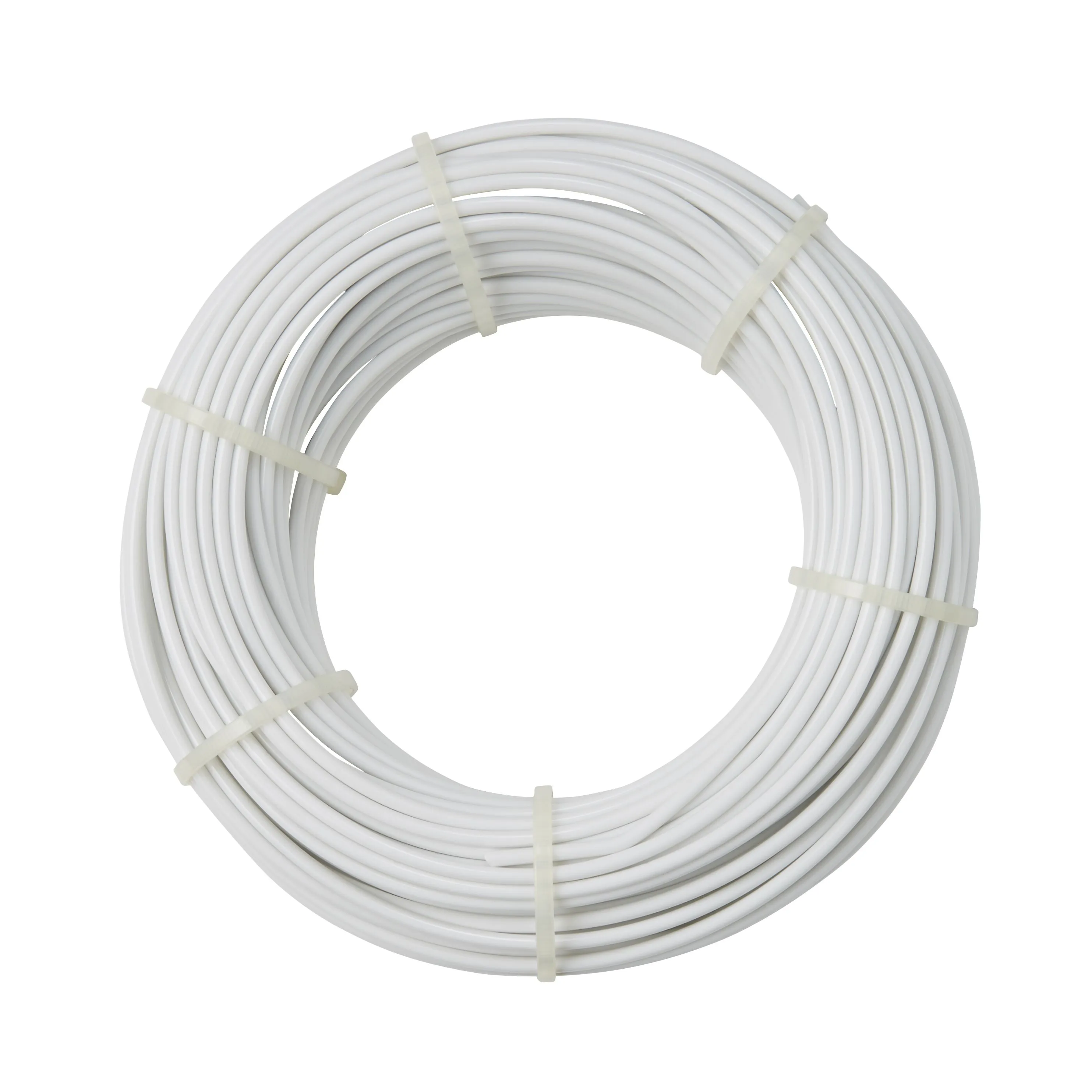 Diall White PVC & steel Cable, (L)60m (Dia)60mm