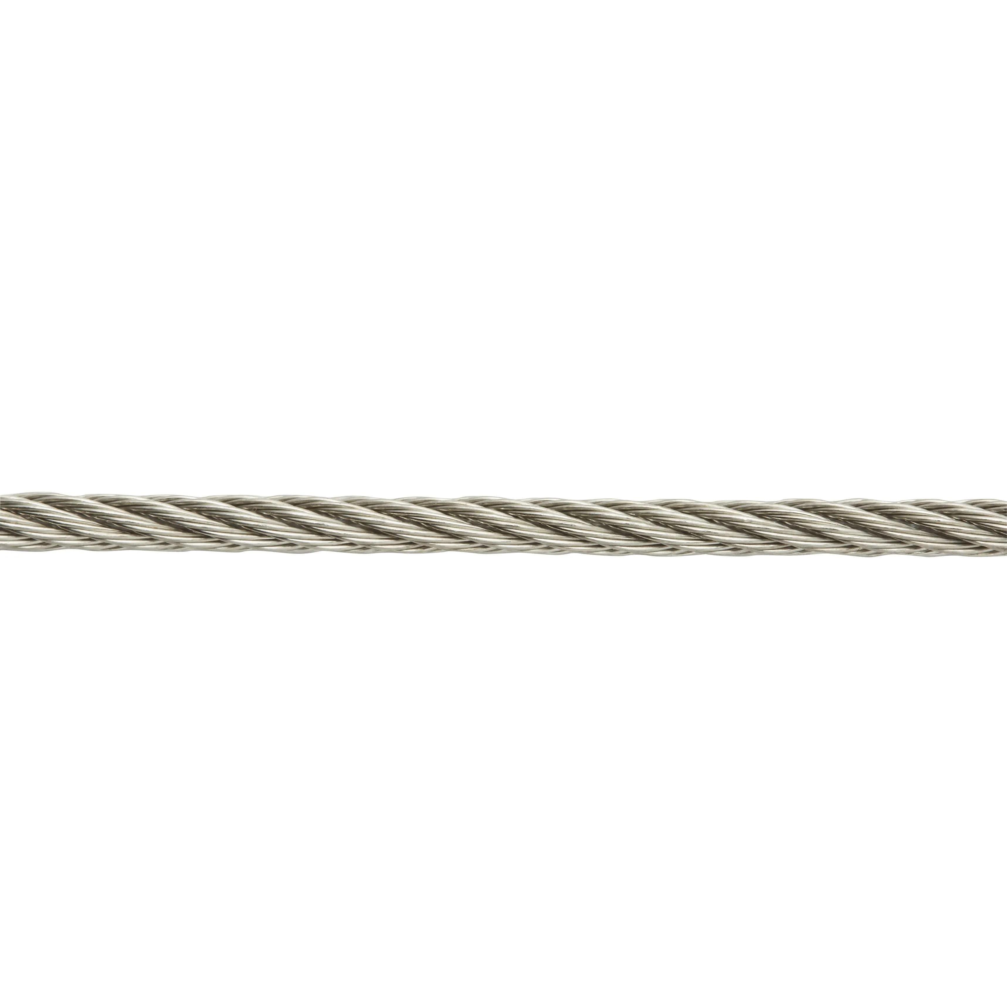 Diall Stainless steel Cable, (L)10m (Dia)3.5mm