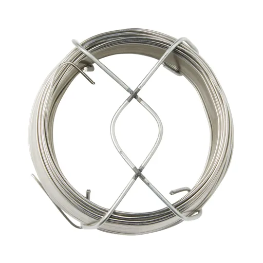 Diall Stainless steel Wire, (L)50m (Dia)0.8mm