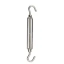 Diall Stainless steel Hook & hook Turnbuckle, (Dia)6mm
