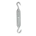 Diall Zinc-plated Stainless steel Hook & hook Turnbuckle, (Dia)8mm