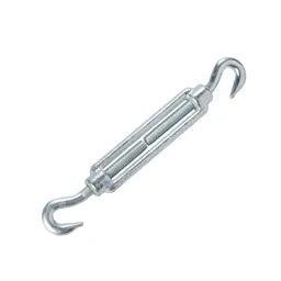 Diall Zinc-plated Stainless steel Hook & hook Turnbuckle, (Dia)8mm