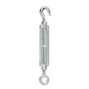 Diall Zinc-plated Stainless steel Hook & eye Turnbuckle, (Dia)12mm